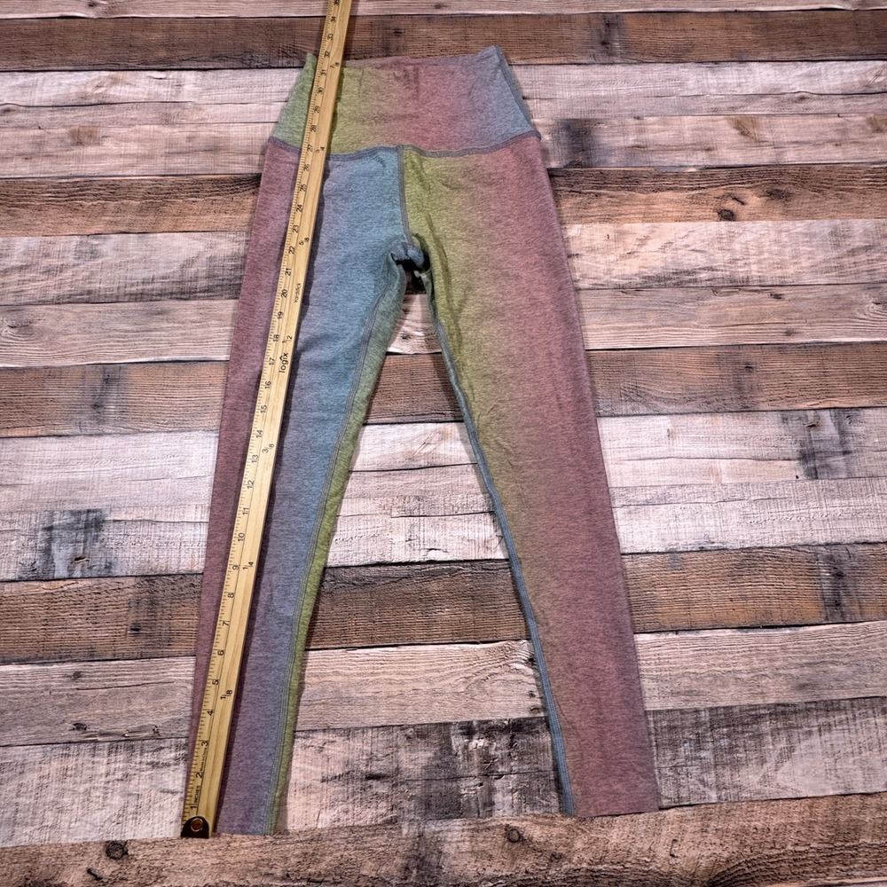 Beyond Yoga Women Leggings XS Rainbow Space Dye High Waisted Activewear Pants - Picture 6 of 9